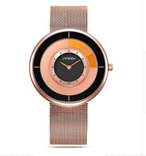 Load image into Gallery viewer, Unique Rotating Luxury Ultra-thin Steel Watch